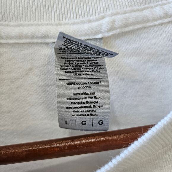 San Felipe Mexico Travel Tourist Souvenir Short Sleeve White Shirt Large - Picture 4 of 6